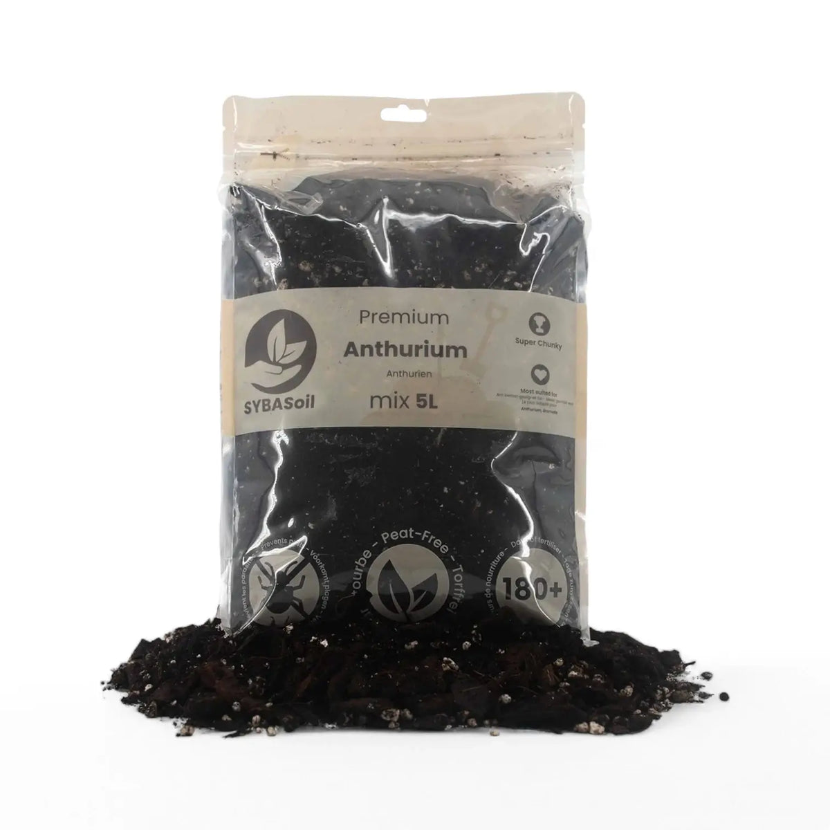 Anthurium-Substratmischung – Haupt-Produktfoto auf weißem Hintergrund.