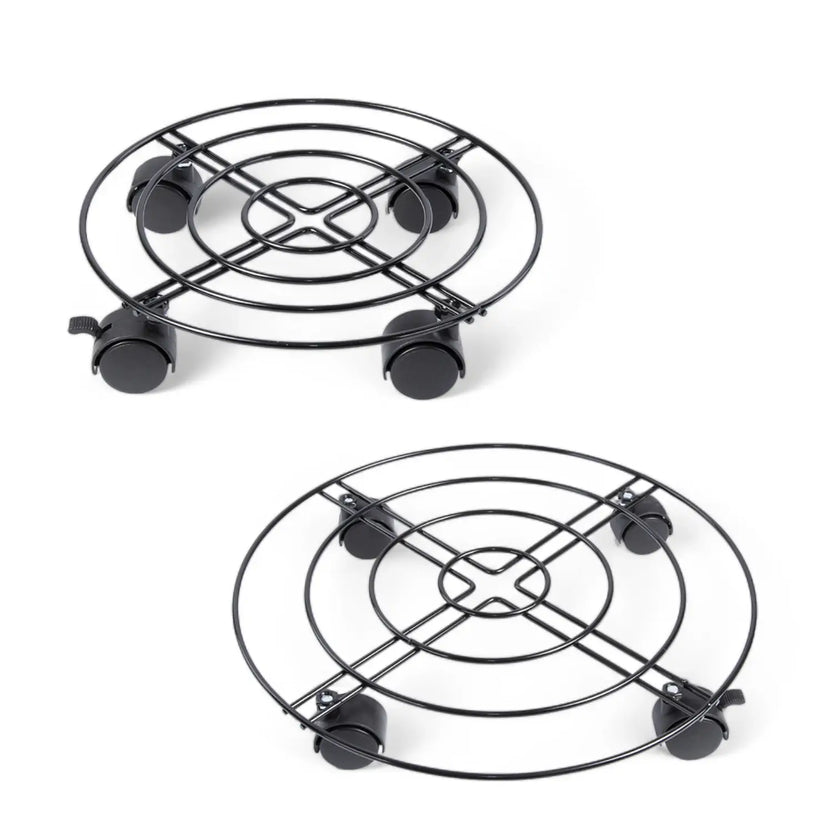 Metal Plant Trolley main product photo on white background.