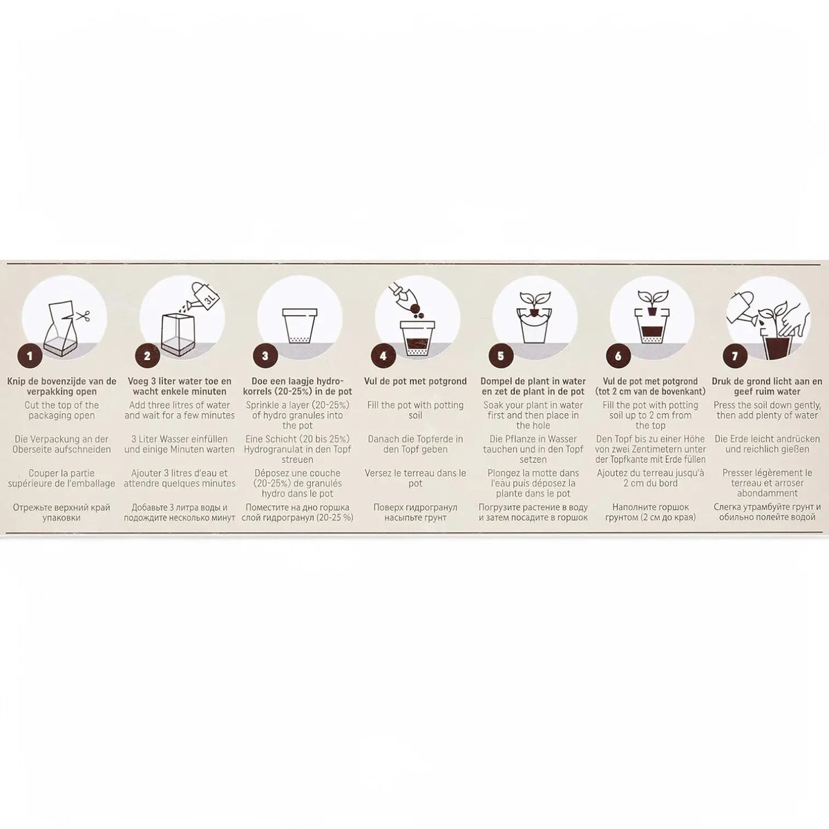 Kompaktes Kokosfaser-Substrat vor weißem Hintergrund, Produktfoto 7.