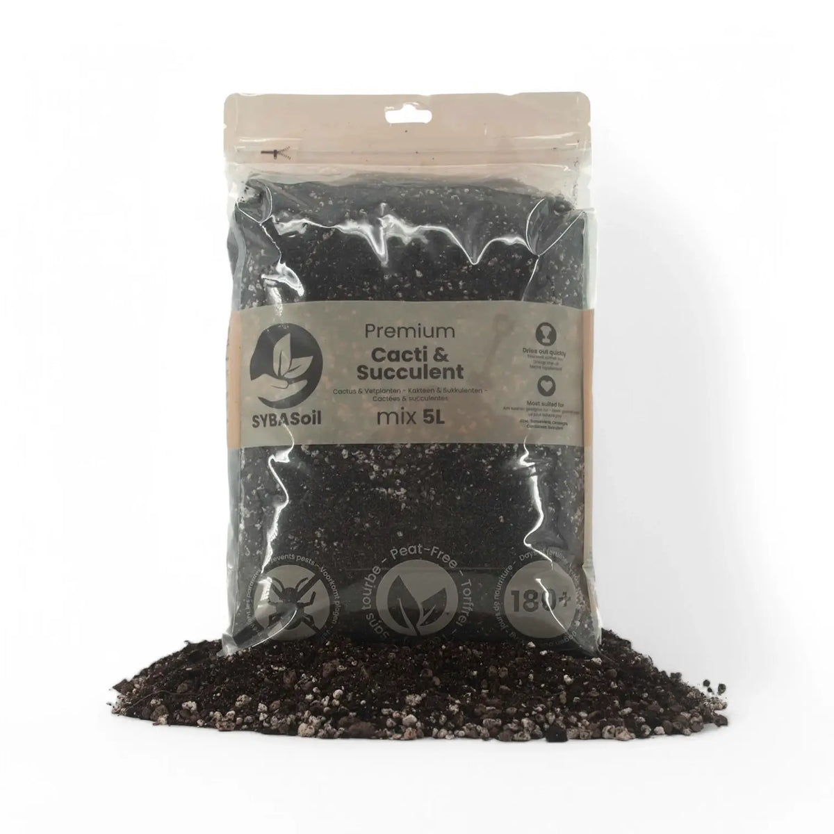 Cacti & Succulent Soil Mix main product photo on white background.