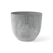 Artstone Pot 'Bola' on white background, product photo 9.