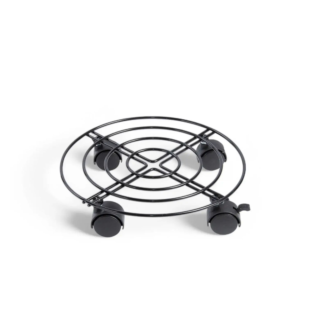 Metal Plant Trolley on white background, product photo 3.