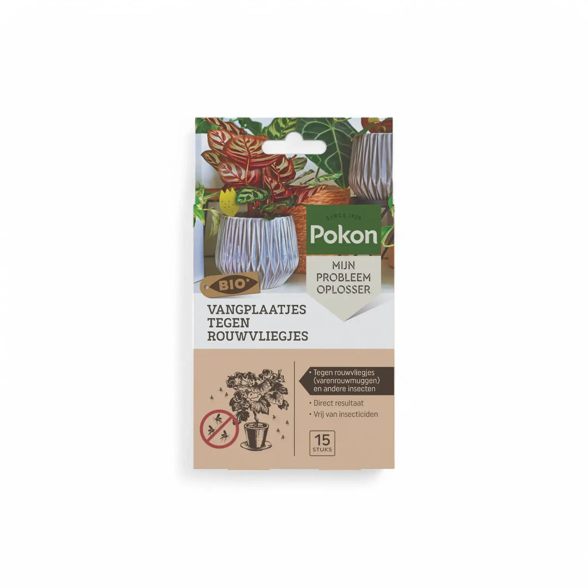 Pokon Bio Klebefallen vor weißem Hintergrund, Produktfoto 3.