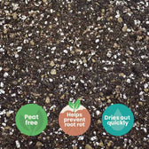 Cacti & Succulent Soil Mix on white background, product photo 8.