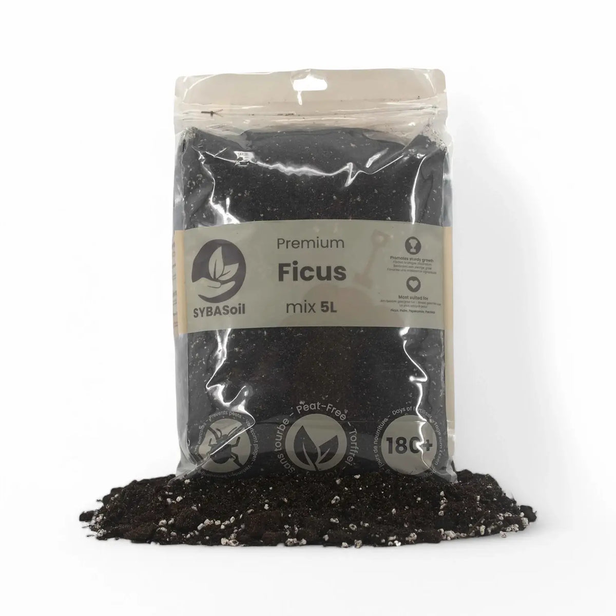 Ficus Soil Mix main product photo on white background.