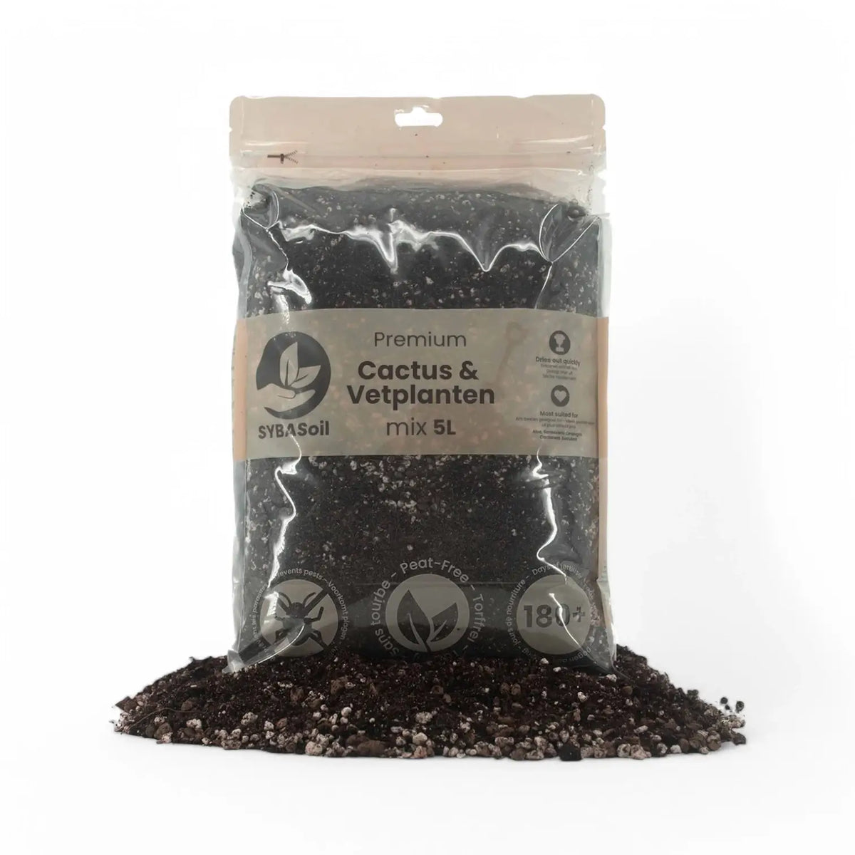 Cacti & Succulent Soil Mix on white background, product photo 13.