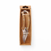 Edelstahl-Gartenschere auf weißem Hintergrund, Produktfoto 3.