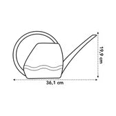Gießkanne 'Aquarius' auf weißem Hintergrund, Produktfoto 2.