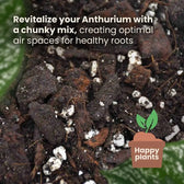 Anthurium Soil Mix on white background, product photo 6.