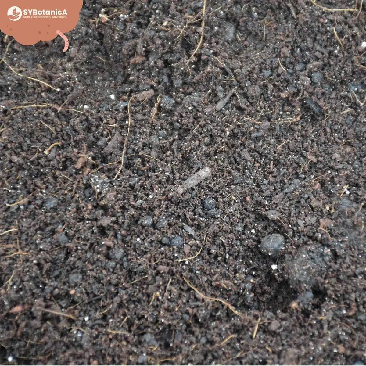 Base Soil Mix on white background, product photo 4.