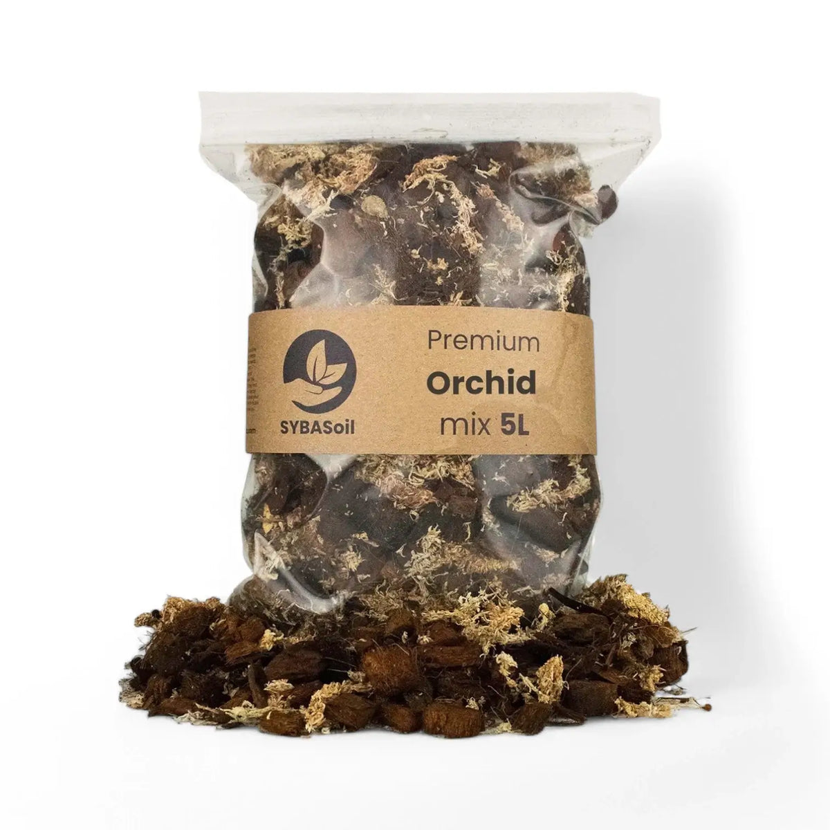 Orchid Potting Mix on white background, product photo 5.