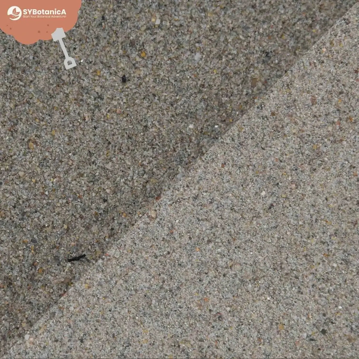 Gartenbausand auf weißem Hintergrund, Produktfoto 3.