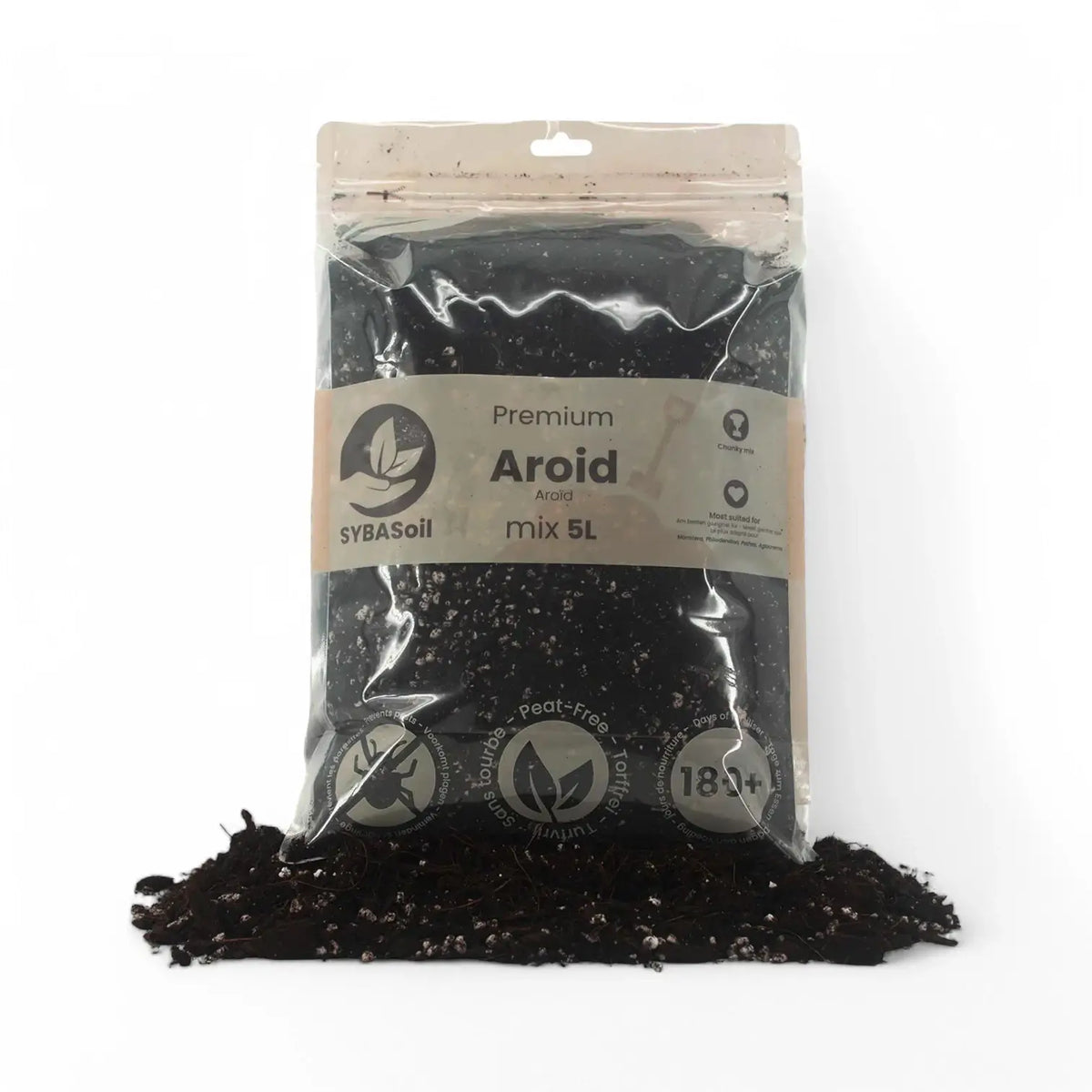 Substratmischung für Aronstabgewächse – Haupt-Produktfoto auf weißem Hintergrund.