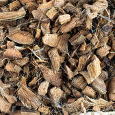 Kokoschips auf weißem Hintergrund, Produktfoto 3.