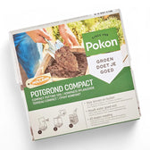 Kompaktes Kokosfaser-Substrat vor weißem Hintergrund, Produktfoto 6.