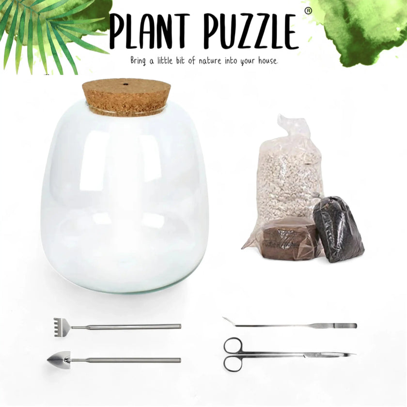 Advanced Plant Puzzle Set main product photo on white background.