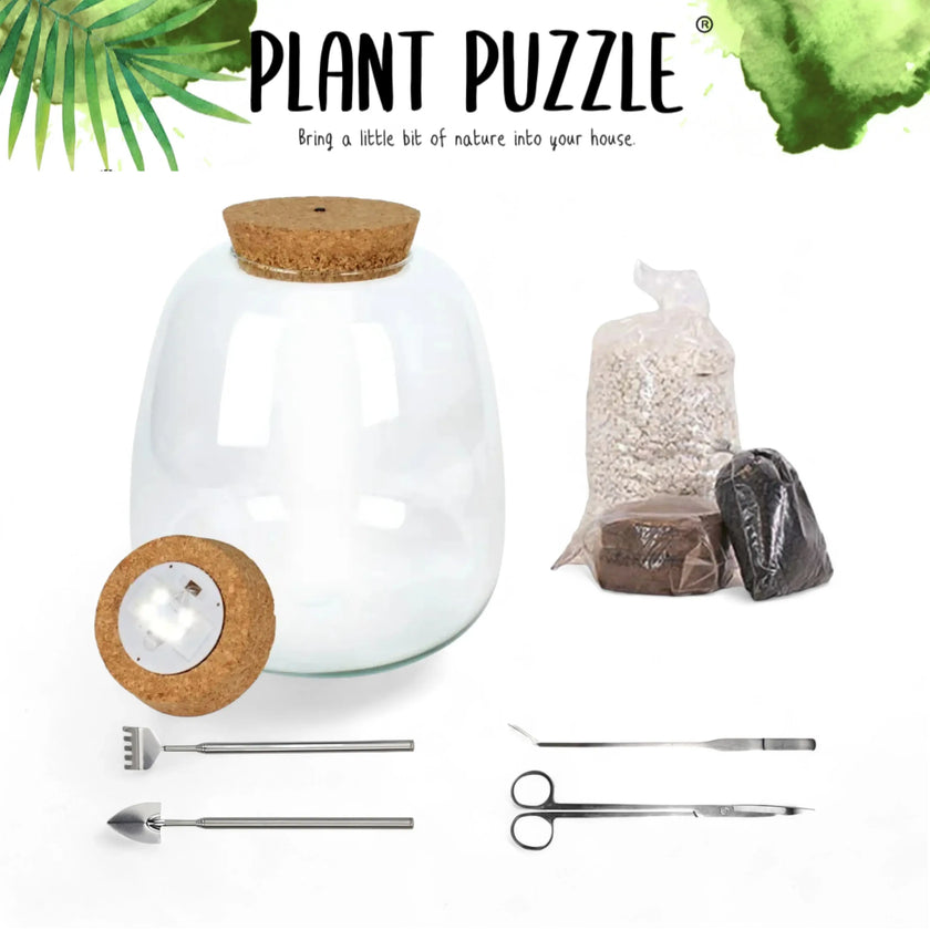 Advanced Plant Puzzle Set on white background, product photo 2.