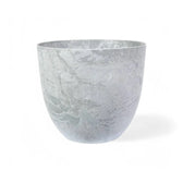 Artstone Pot 'Bola' on white background, product photo 4.