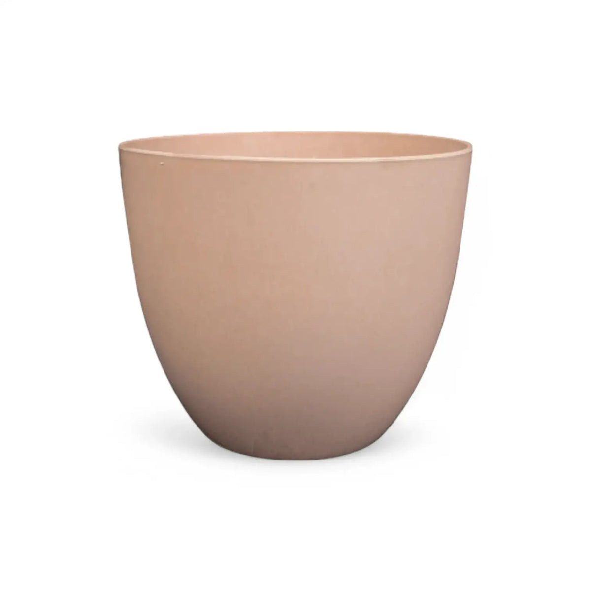 Artstone Pot 'Bola' on white background, product photo 7.