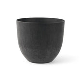 Artstone Pot 'Bola' on white background, product photo 8.