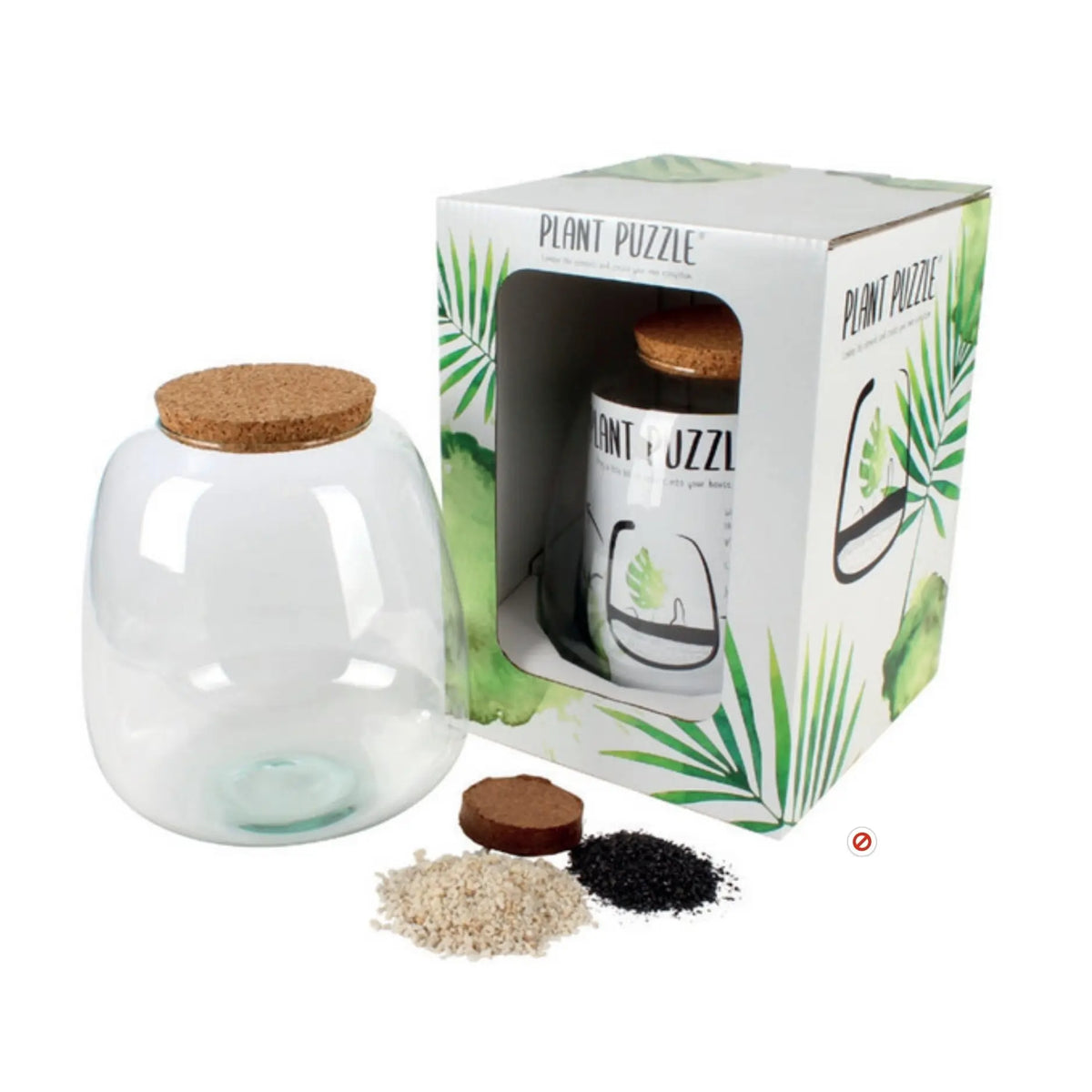 Basic Plant Puzzle Set Hauptproduktfoto vor weißem Hintergrund.