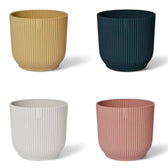 Planter 'vibes fold round' main product photo on white background.